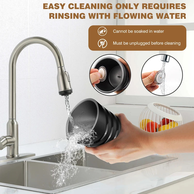 Slatebright Velvet Hot Chocolate Maker & 4-in-1 Milk Frother
